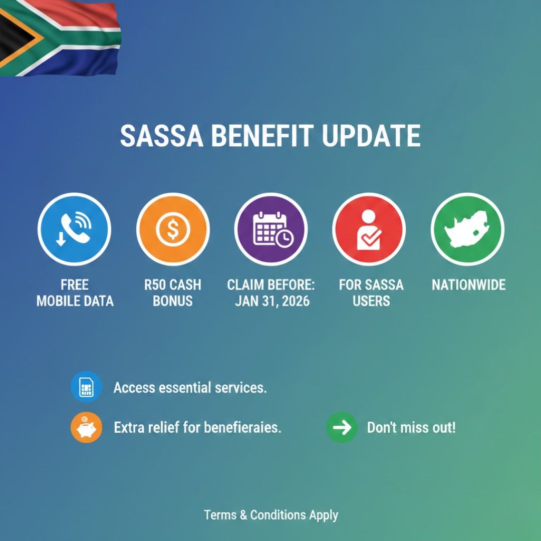 Free Mobile Data and R50 Bonus