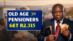 Old Age Pensioners Receive R2,315 on January 31 Gold Card Holders Urged to Check Balances