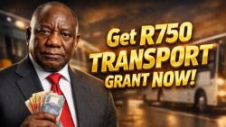 Unemployed Youth Can Apply for R750 Transport Grant Starting January 30